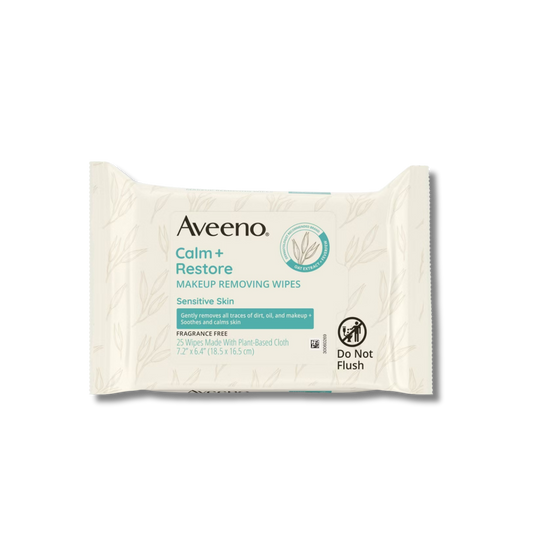 Aveeno Calm & Restore Nourishing Makeup Removal Wipes