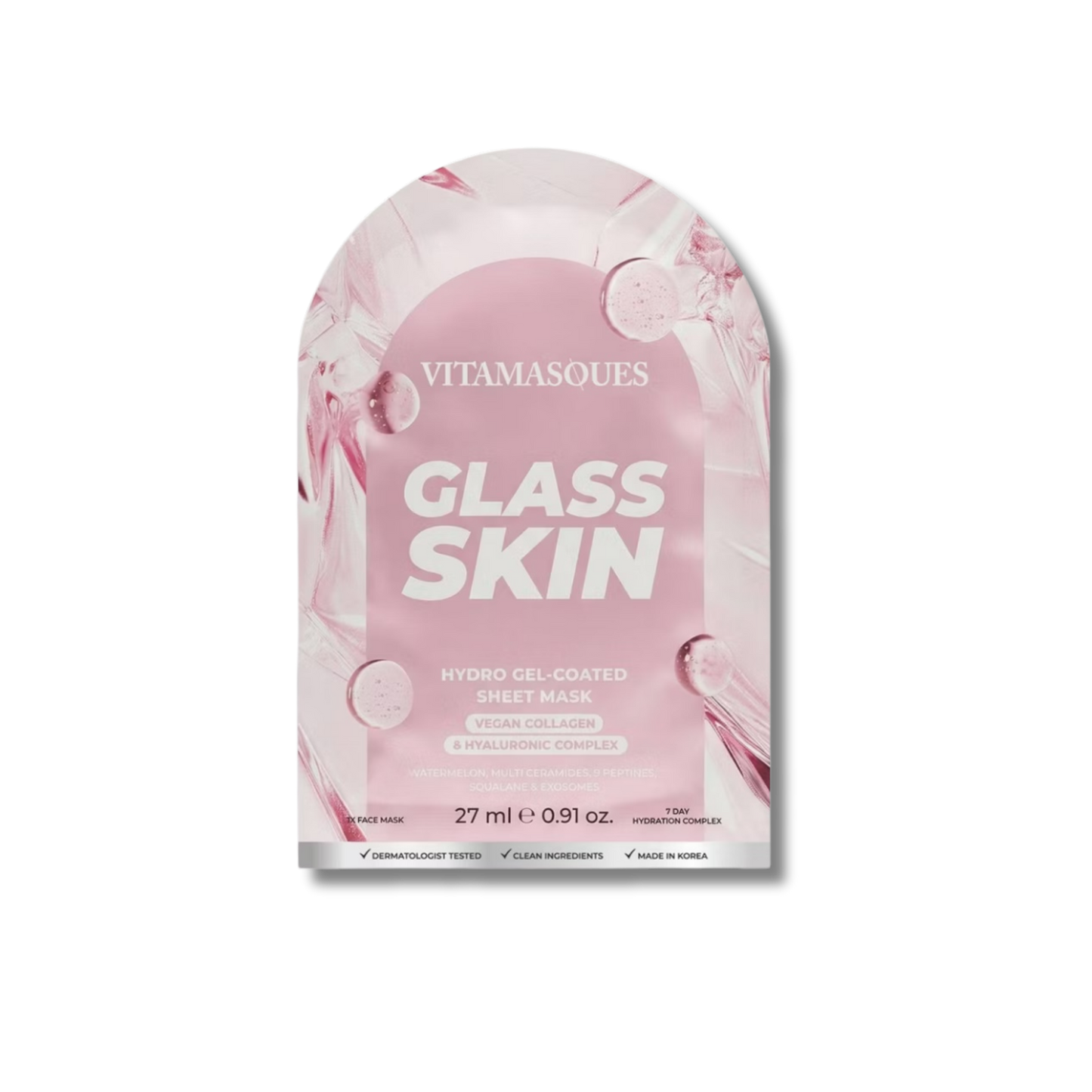 Vitamasques Glass Skin Hydrogel Sheet Mask