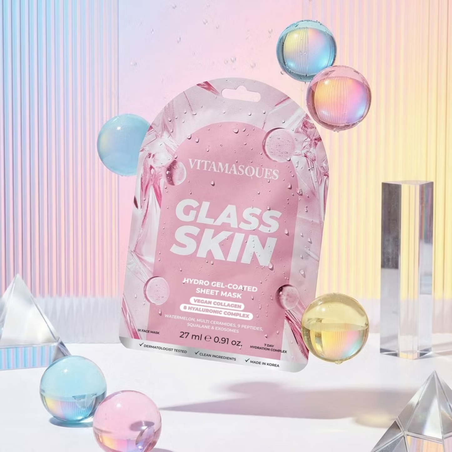 Vitamasques Glass Skin Hydrogel Sheet Mask