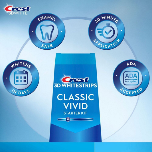 Crest Classic Vivid Whitestrips - 10 treatments