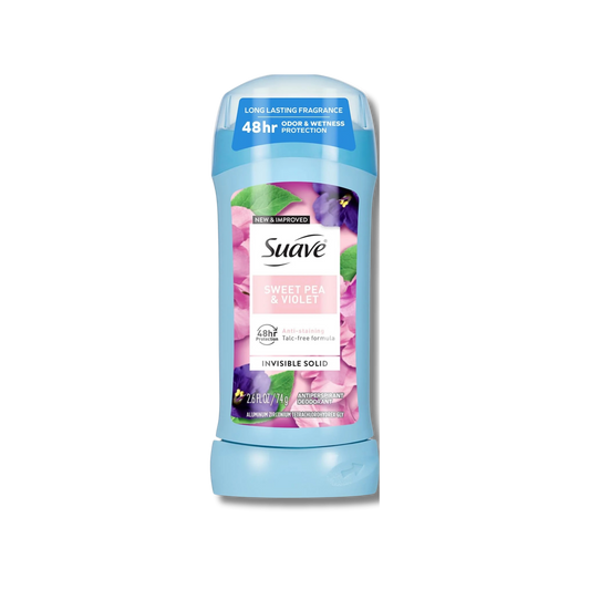 Suave Invisible Solid Deodorant - Sweet Pea & Violet