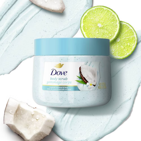 Dove Beauty Scrub - Tropical Coconut & Lime