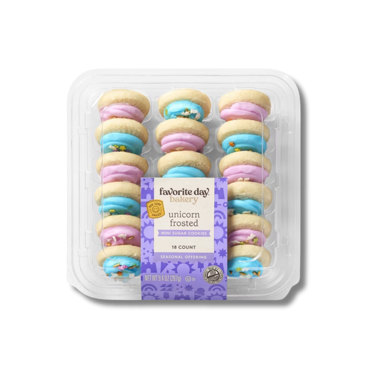 Favourite Day Mini Sugar Cookies - Unicorn Sprinkles