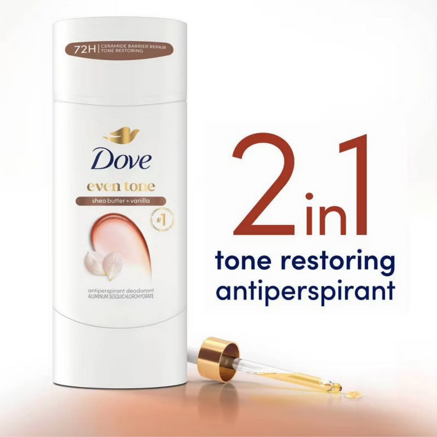 Dove Even Tone Niacinamide Deodorant - Shea Butter & Vanilla