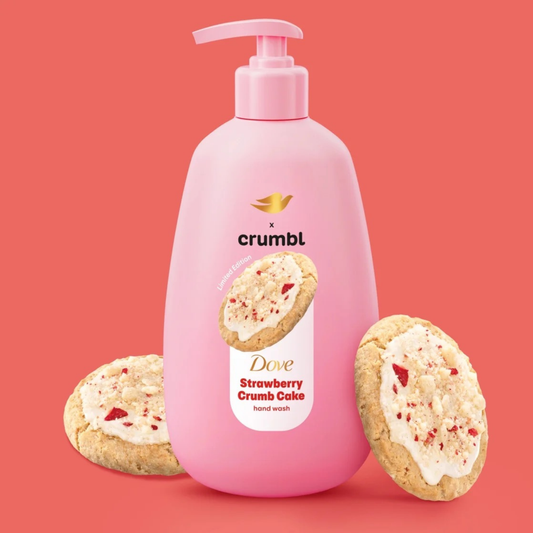 Dove Crumbl Hand Wash - Strawberry Crumb Cake