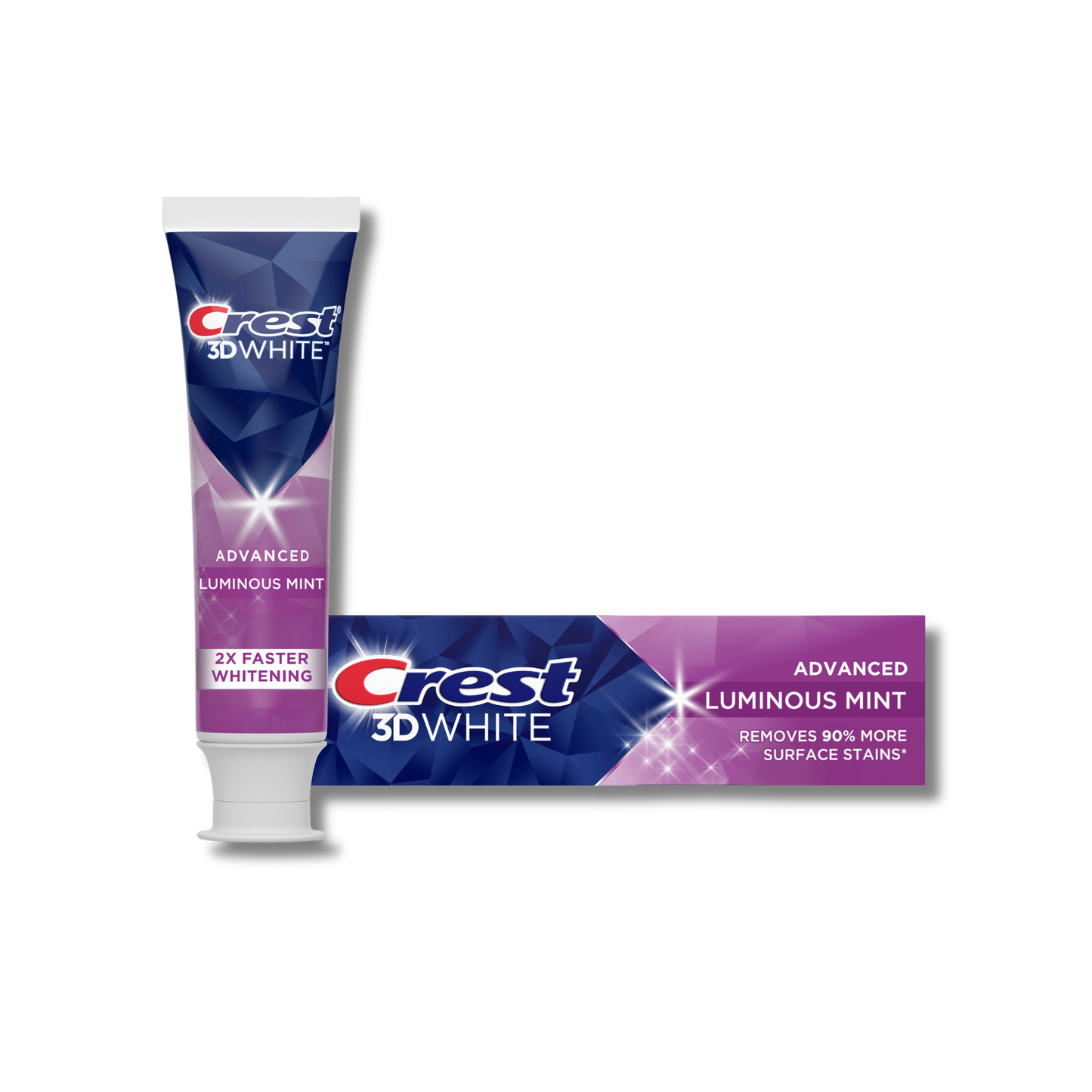 Crest 3D White Advanced Teeth Whitening Toothpaste - Luminous Mint