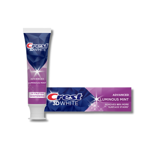 Crest 3D White Advanced Teeth Whitening Toothpaste - Luminous Mint