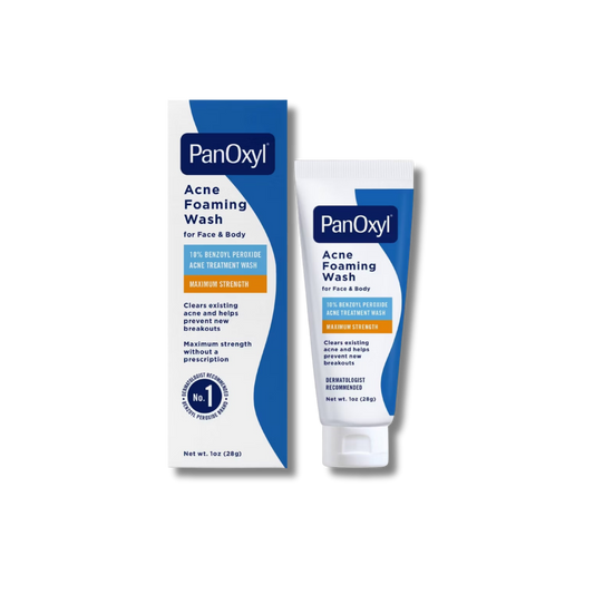 PanOxyl 10% Benzoyl Peroxide Acne Foaming Wash - Travel Mini 1oz