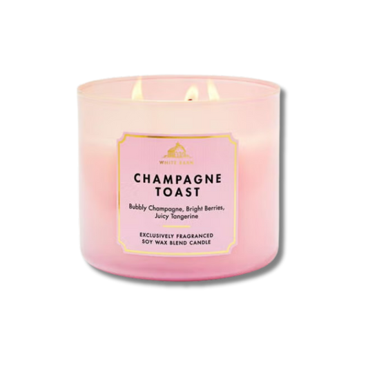 Bath & Body Works 3 Wick Candle - Champagne Toast
