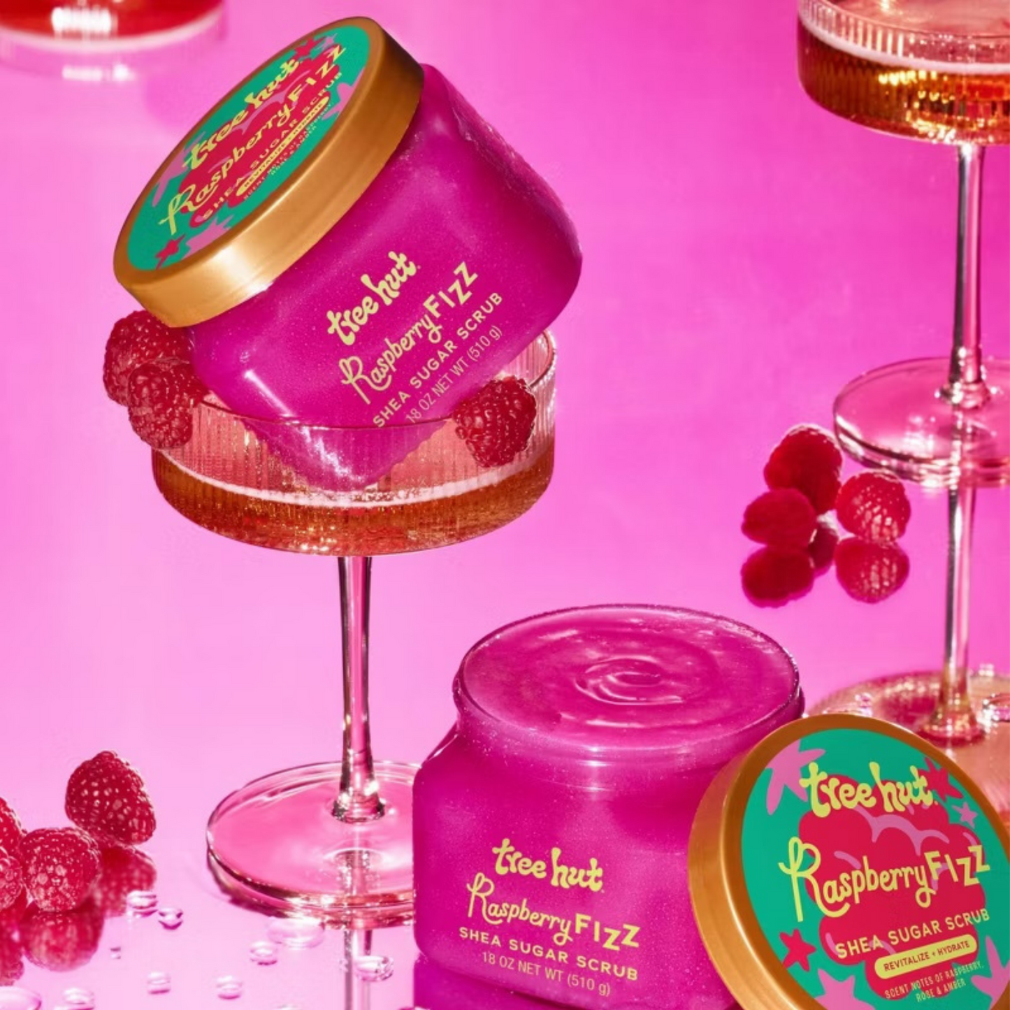 Tree Hut Shea Sugar Scrub - Raspberry Fizz