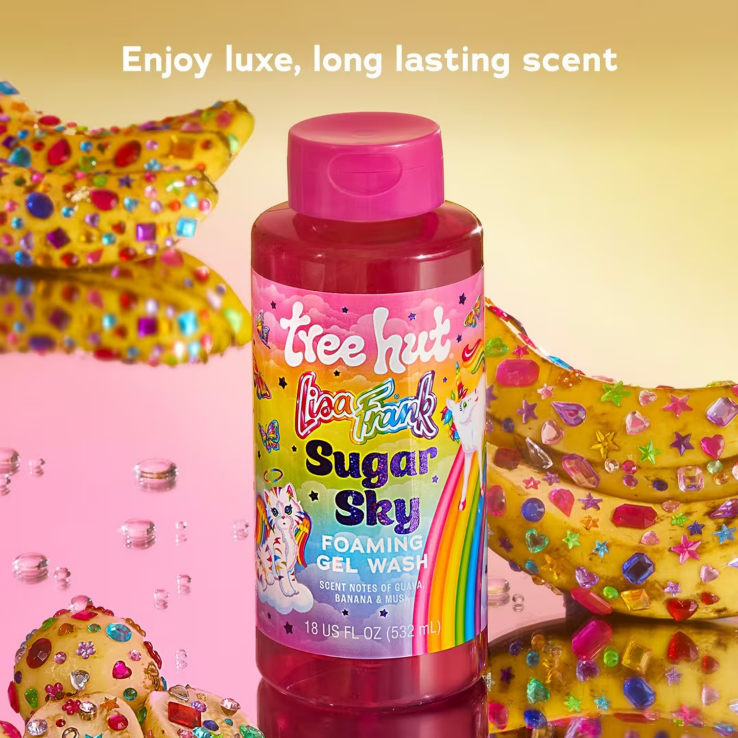 Tree Hut x Lisa Frank Foaming Body Wash - Sugar Sky