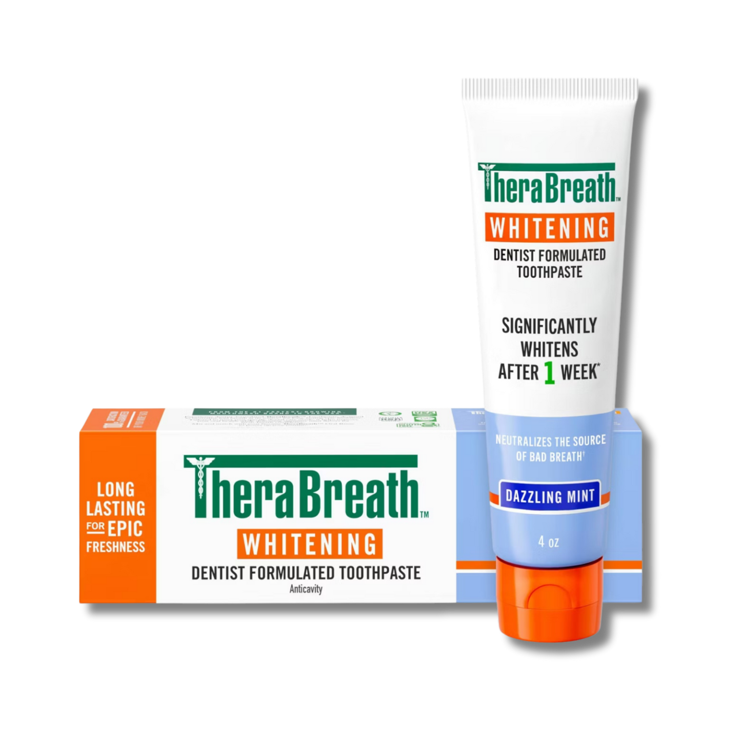TheraBreath Whitening Toothpaste - Dazzling Mint