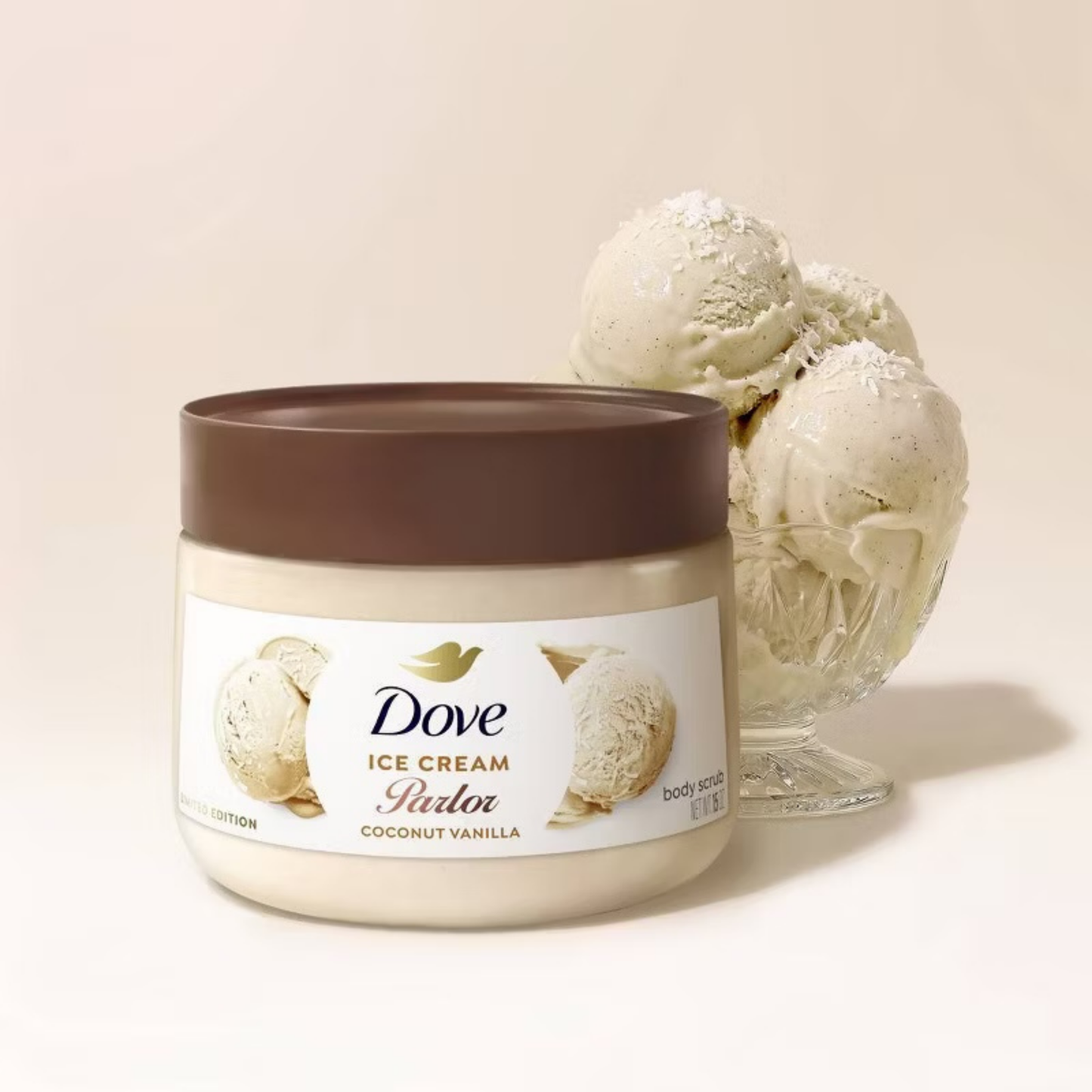Dove Ice Cream Parlor Body Scrub - Coco Vanilla