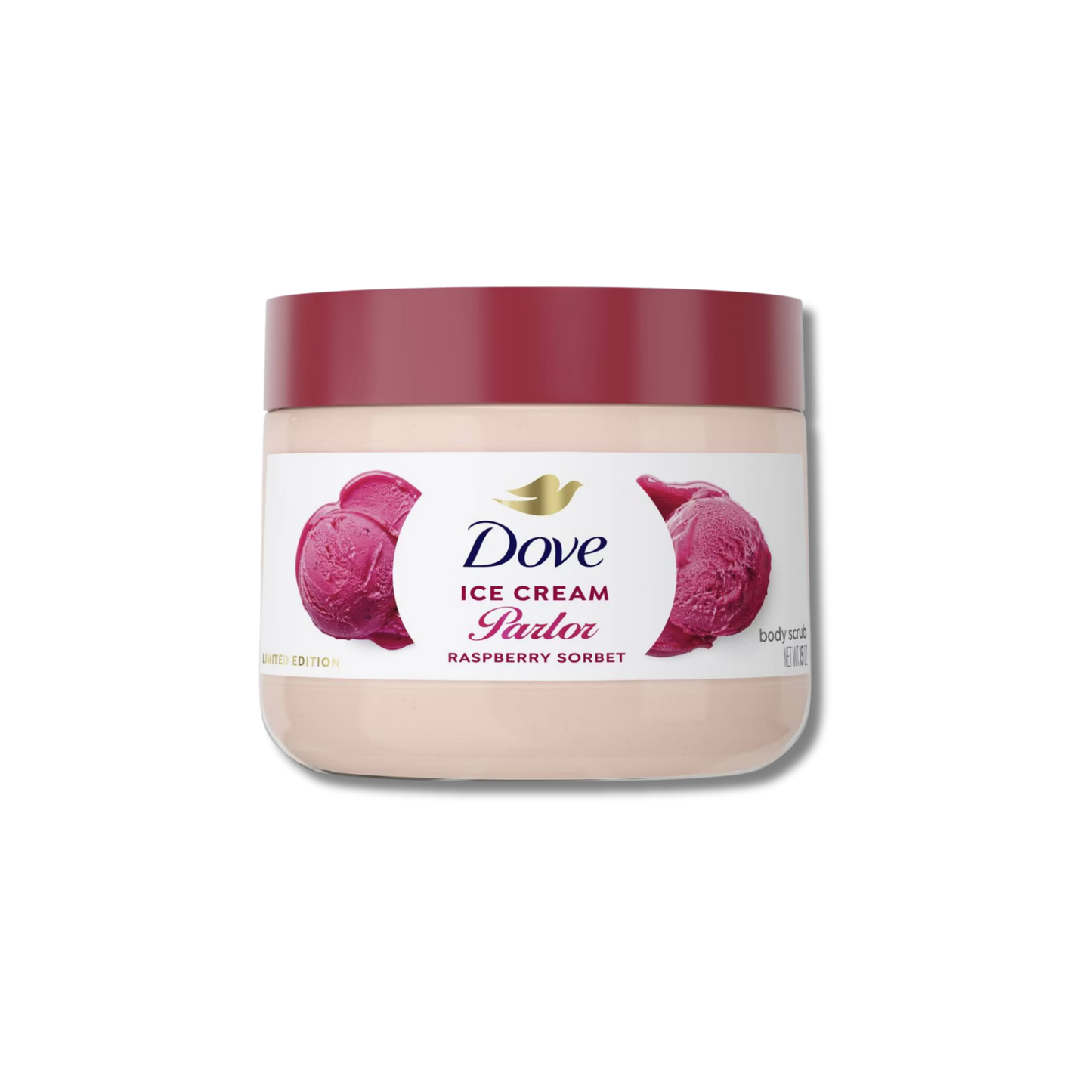 Dove Ice Cream Parlor Body Scrub - Raspberry Sorbet
