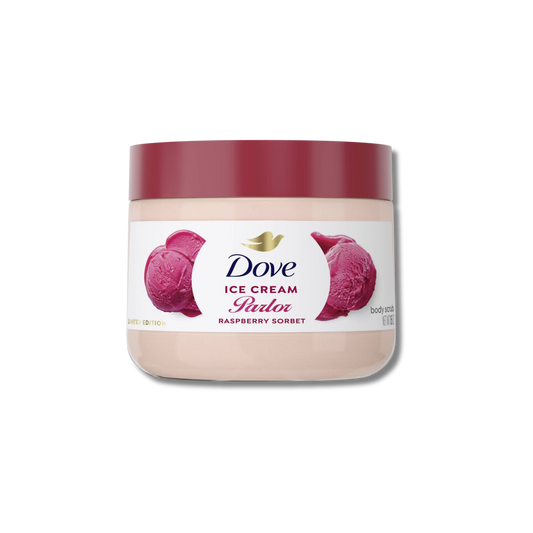 Dove Ice Cream Parlor Body Scrub - Raspberry Sorbet
