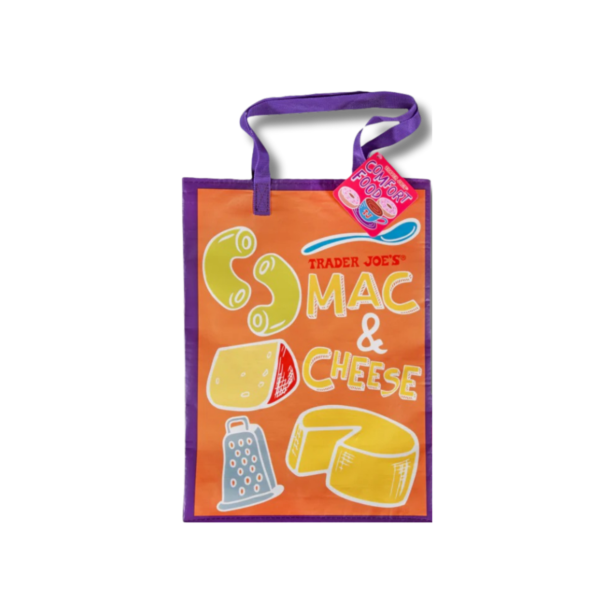 Trader Joe's Mac N Cheese Food Tote Bag