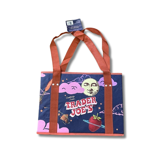 Trader Joe's Collapsible Grocery Tote Bag