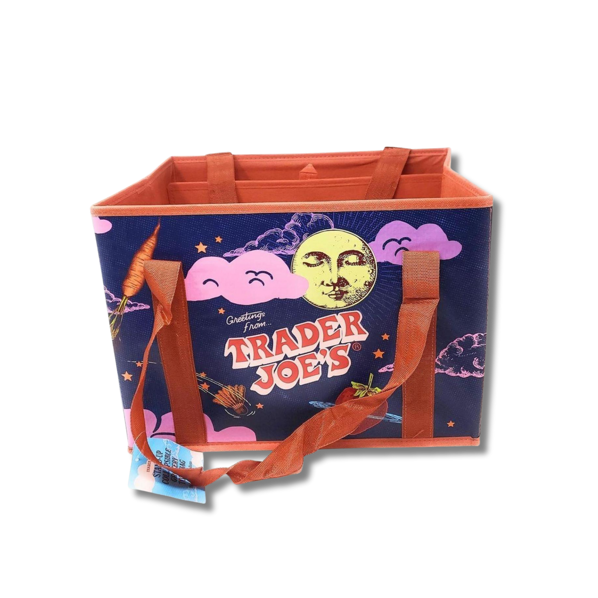 Trader Joe's Collapsible Grocery Tote Bag