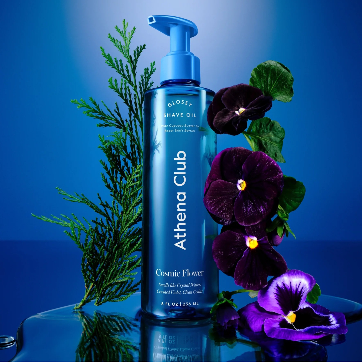 Athena Club Glossy Shave Oil - Cosmic Flower