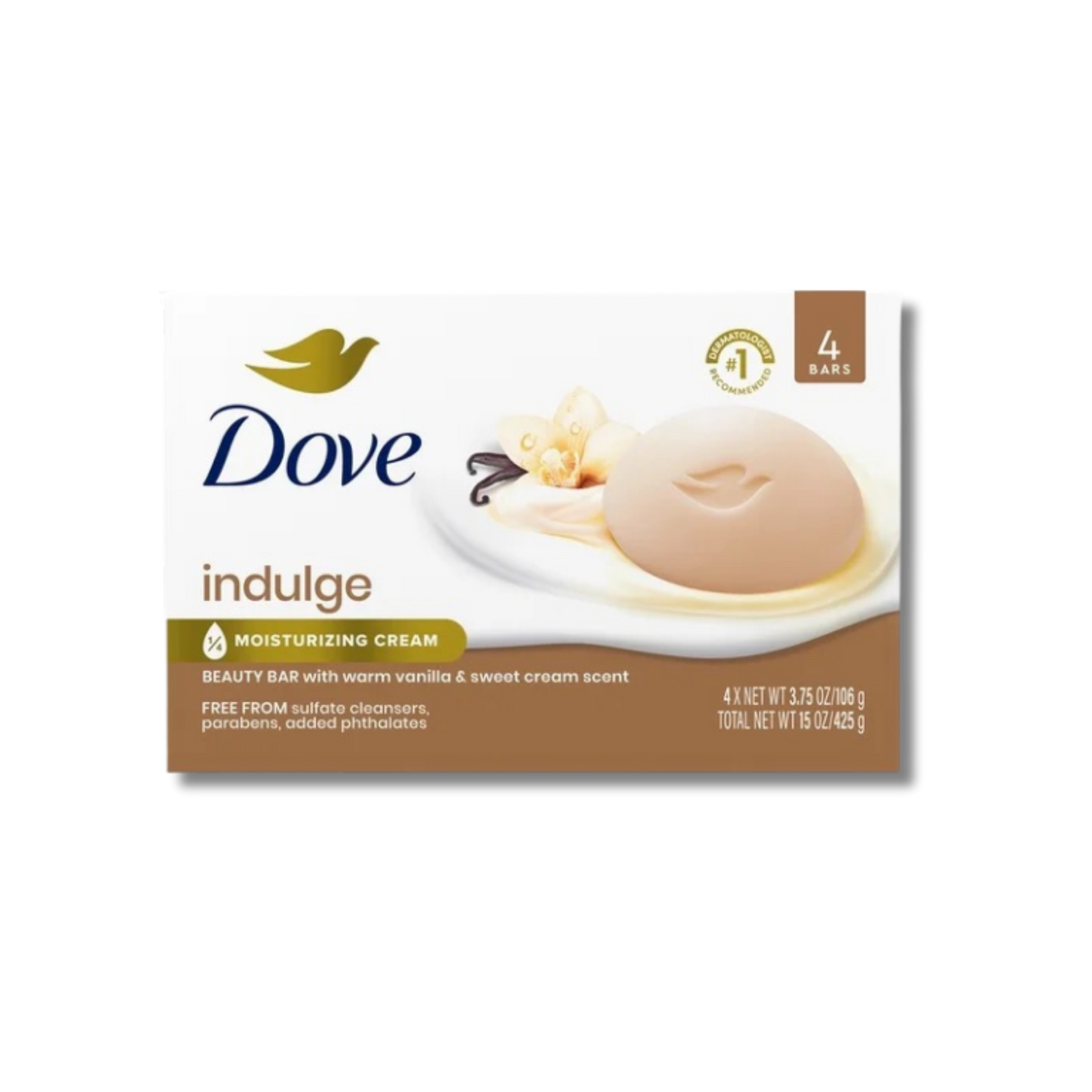 Dove Beauty Bar - Warm Vanilla & Sweet Cream Single Bar