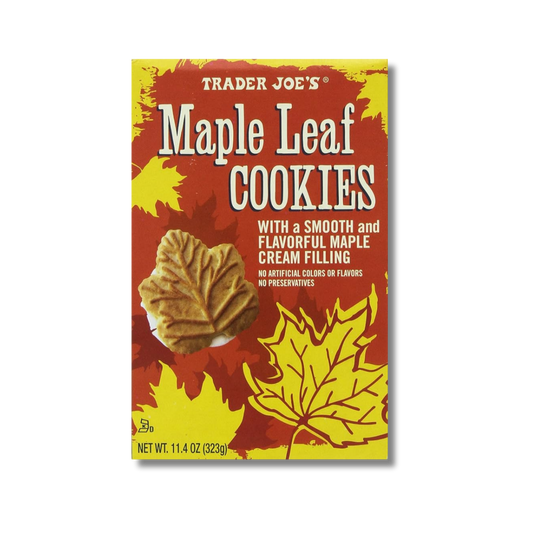 Trader Joe's Maple Leaf Cookies