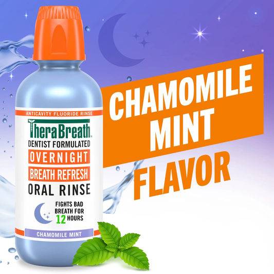 TheraBreath Overnight Complete Mouthwash - Chamomile Mint