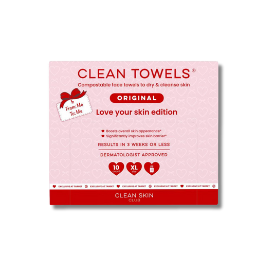 Clean Skin Club Valentine's Towels - 10pk