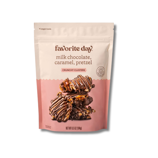 Favourite Day Milk Chocolate, Caramel & Pretzel Crunchy Clusters