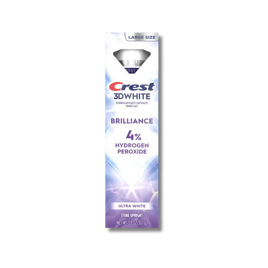 Crest 3D White 4% Hydrogen Peroxide Whitening Toothpaste