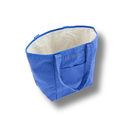 Bass Pro Canvas Tote Bag - Blue