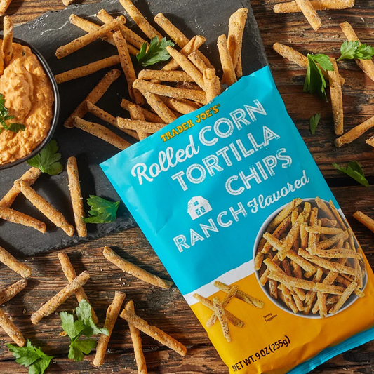 Trader Joe's Ranch Flavoured Rolled Corn Tortilla Chips
