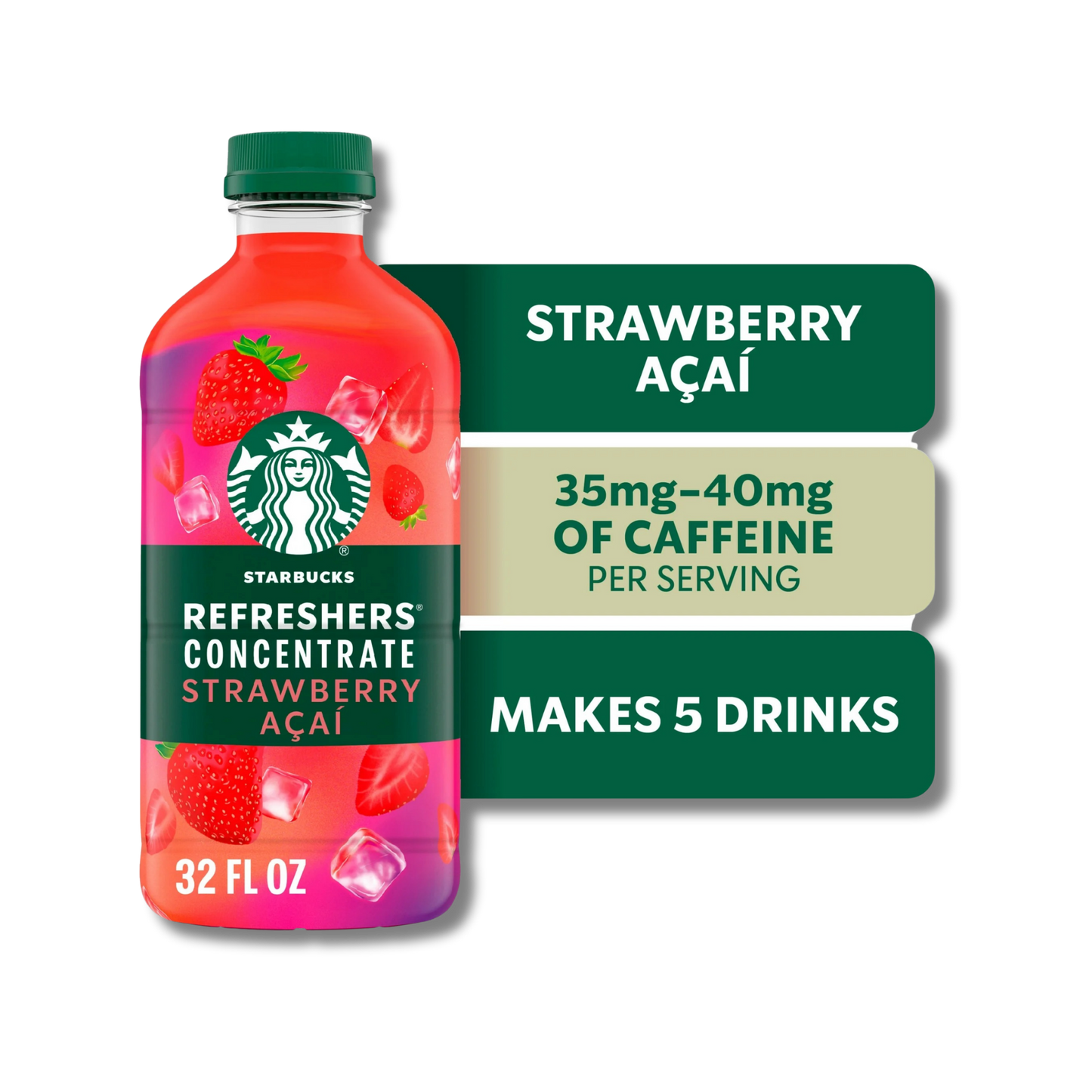 Starbucks Refreshers Concentrate Drink - Strawberry Açai