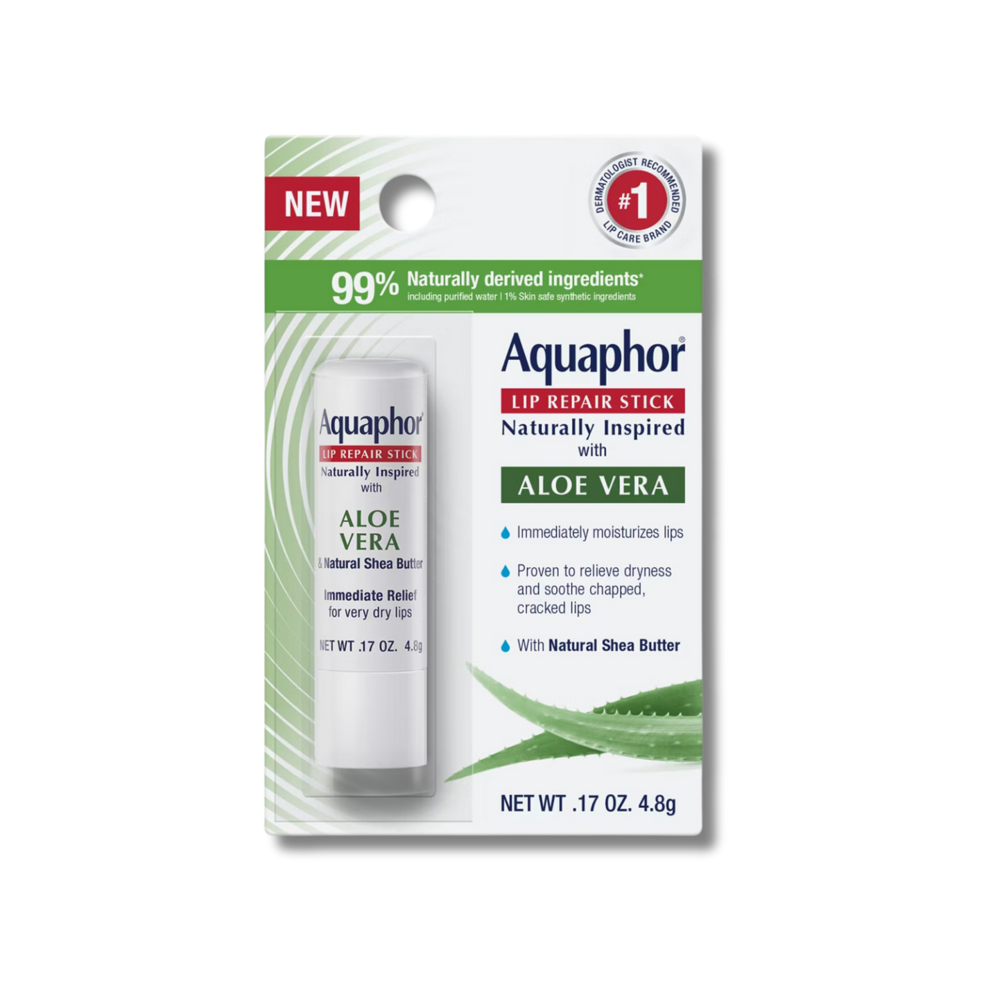 Aquaphor Lip Repair Stick - Aloe Vera
