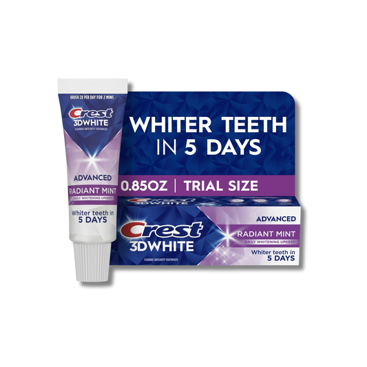 Crest 3D White Teeth Whitening Toothpaste - Travel Mini