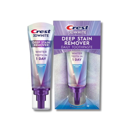 Crest 3D White Deep Stain Remover Daily Toothpaste - Dazzling Mint 3.1oz