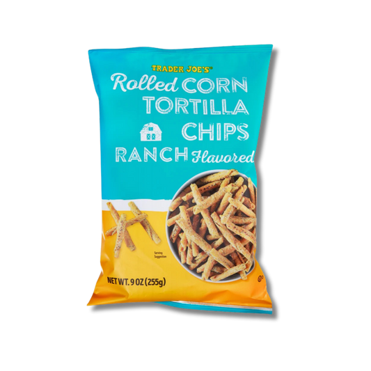 Trader Joe's Ranch Flavoured Rolled Corn Tortilla Chips