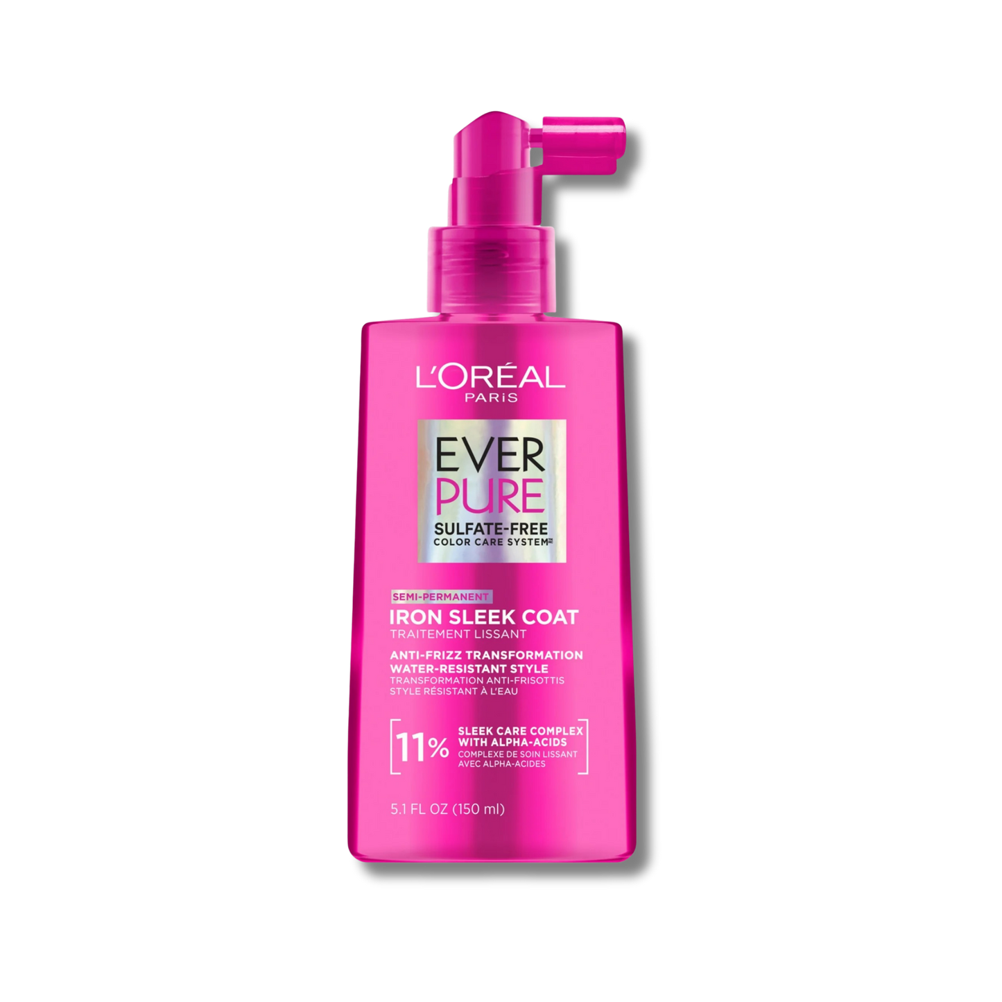 L'Oreal Paris EverPure Anti Frizz Iron Sleek Coat Hair Treatment