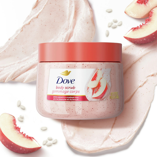 Dove Beauty Scrub - White Peach & Crushed Rice