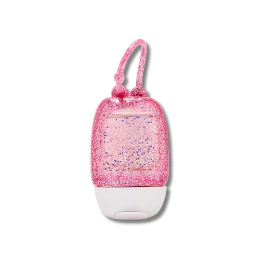 Bath & Body Works PocketBac Holder - Pink Glitter