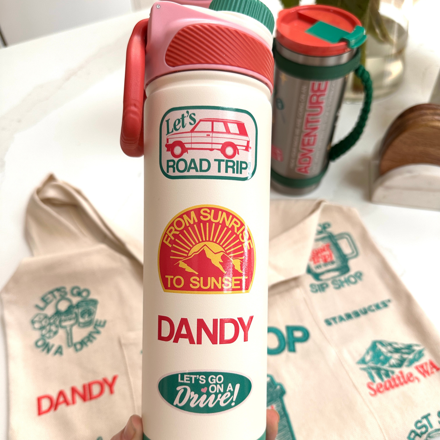 Starbucks x Dandy Roadtrip Water Bottle