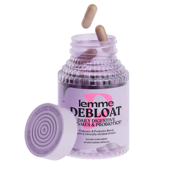 Lemme Debloat Capsules - Daily Digestive Enzymes & Probiotics