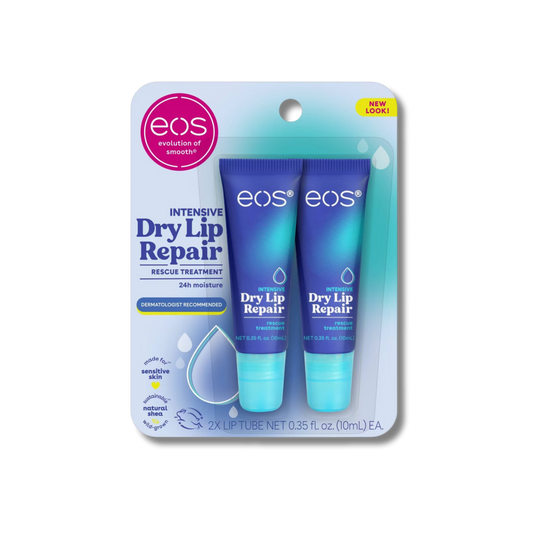EOS Intensive Dry Lip Repair Rescue Treatment - Strawberry Shortcake 2pk