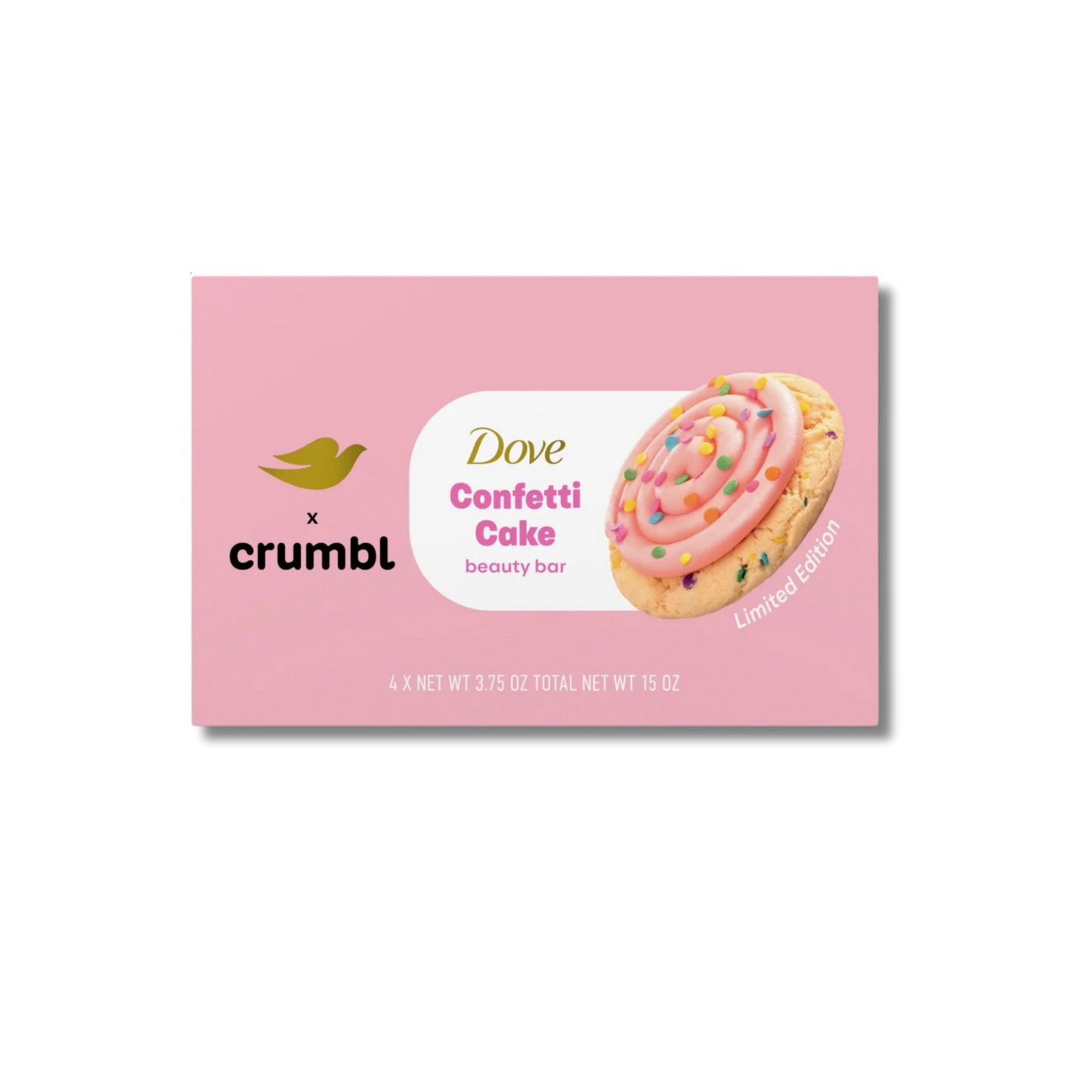 Dove Crumbl Beauty Bar - Confetti Cake Single Bar Soap
