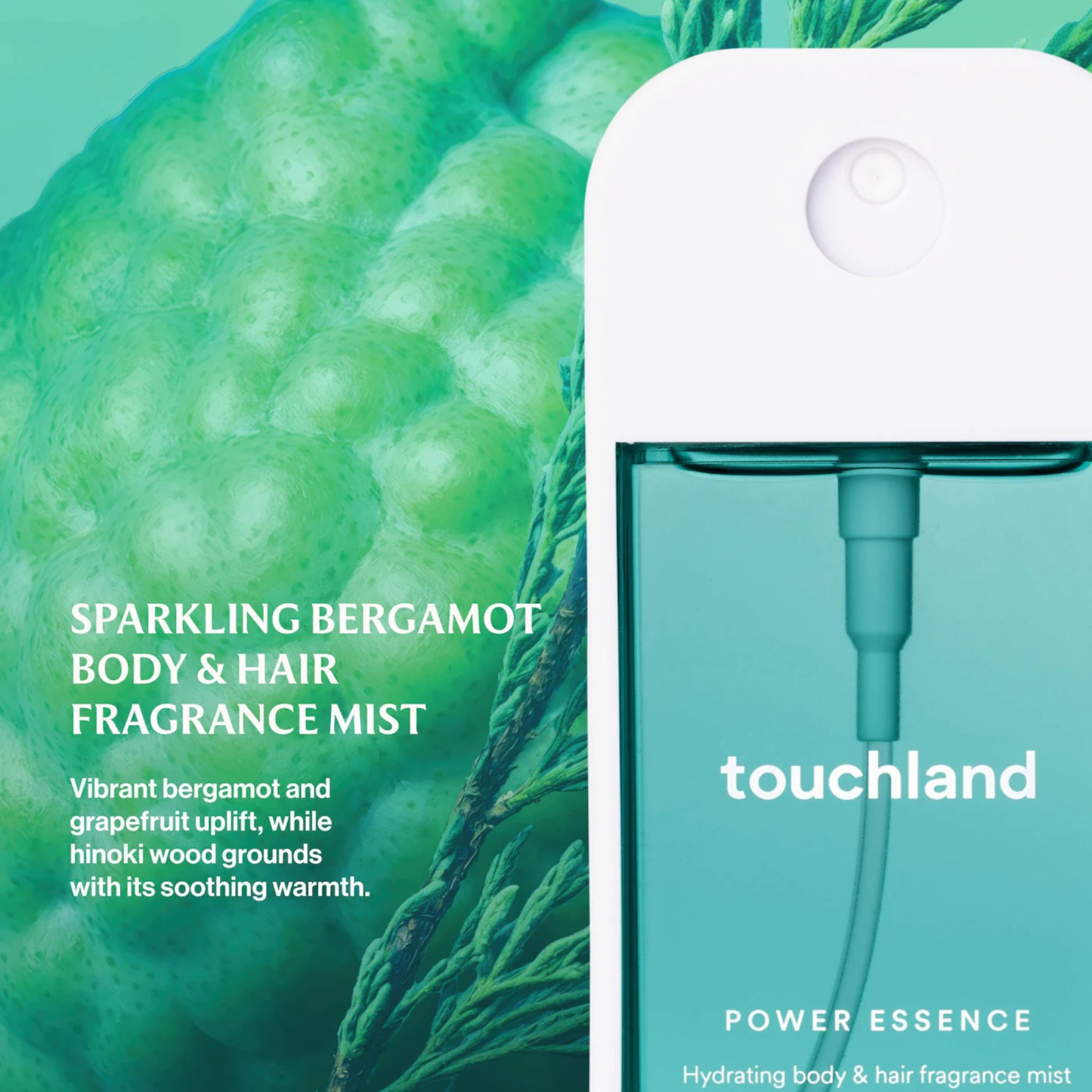 Touchland Power Essence Body & Hair Fragrance Mist - Sparkling Bergamot