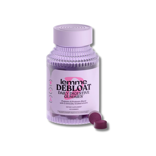 Lemme Debloat Daily Digestive Probiotic Vegan Gummies