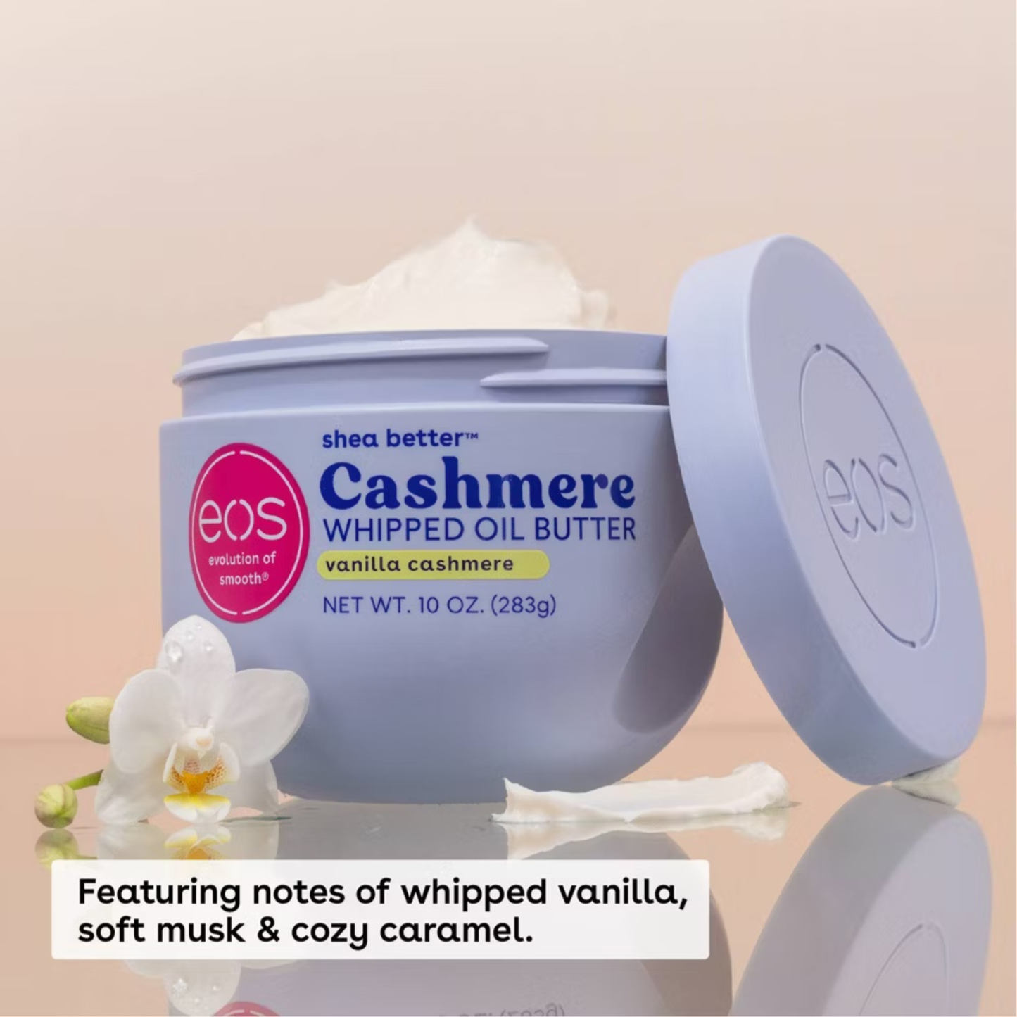 EOS Shea Better Cashmere Whipped Oil Butter - Vanilla Cashmere 10oz